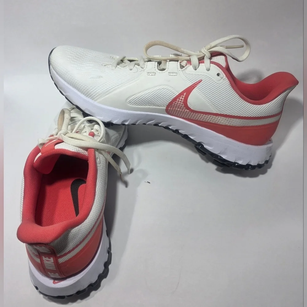 Nike React Infinity Pro Golf Shoes Sail Magic Ember White Men’s 9 CT6620-104 - Picture 4 of 7